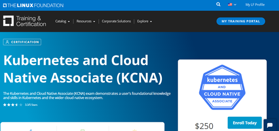 Kubernetes and Cloud Native Associate (KCNA)