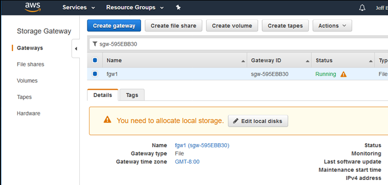 AWS Storage Gateway Features