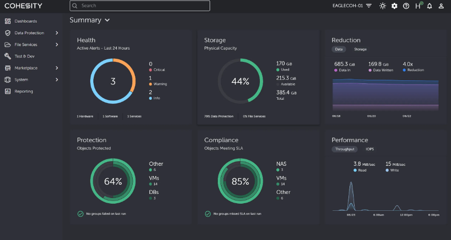 Cohesity DataProtect