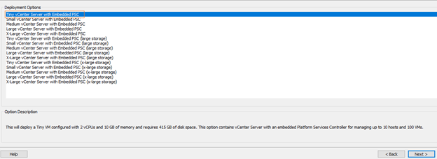 embedded PSC in vcsa 7 u2