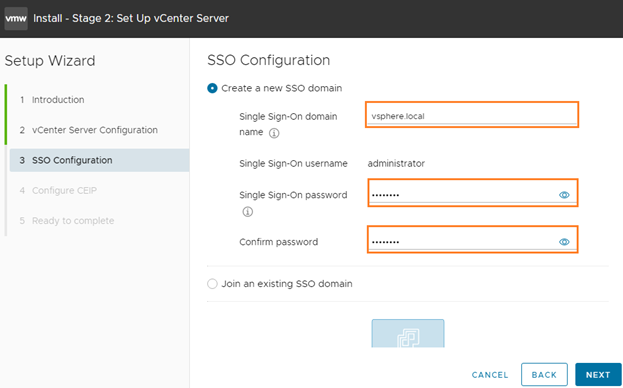 sso configuration