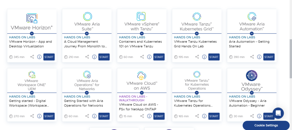 VMware HOLs